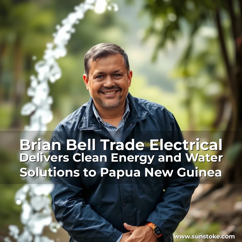 Read more about the article Brian Bell Trade Electrical Delivers Clean Energy and Water Solutions to Papua New Guinea