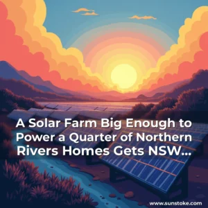 Read more about the article A Solar Farm Big Enough to Power a Quarter of Northern Rivers Homes Gets NSW Government Approval