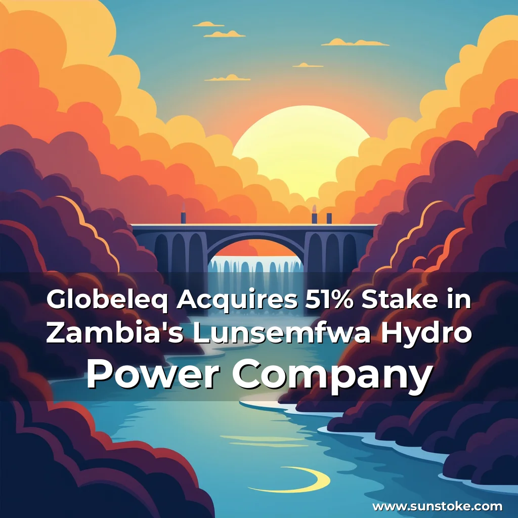 Read more about the article Globeleq Acquires 51% Stake in Zambia’s Lunsemfwa Hydro Power Company