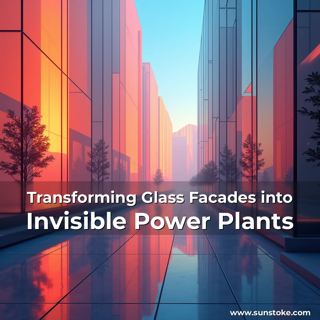 Read more about the article Transforming Glass Facades into Invisible Power Plants