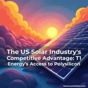 Read more about the article The US Solar Industry’s Competitive Advantage: T1 Energy’s Access to Polysilicon