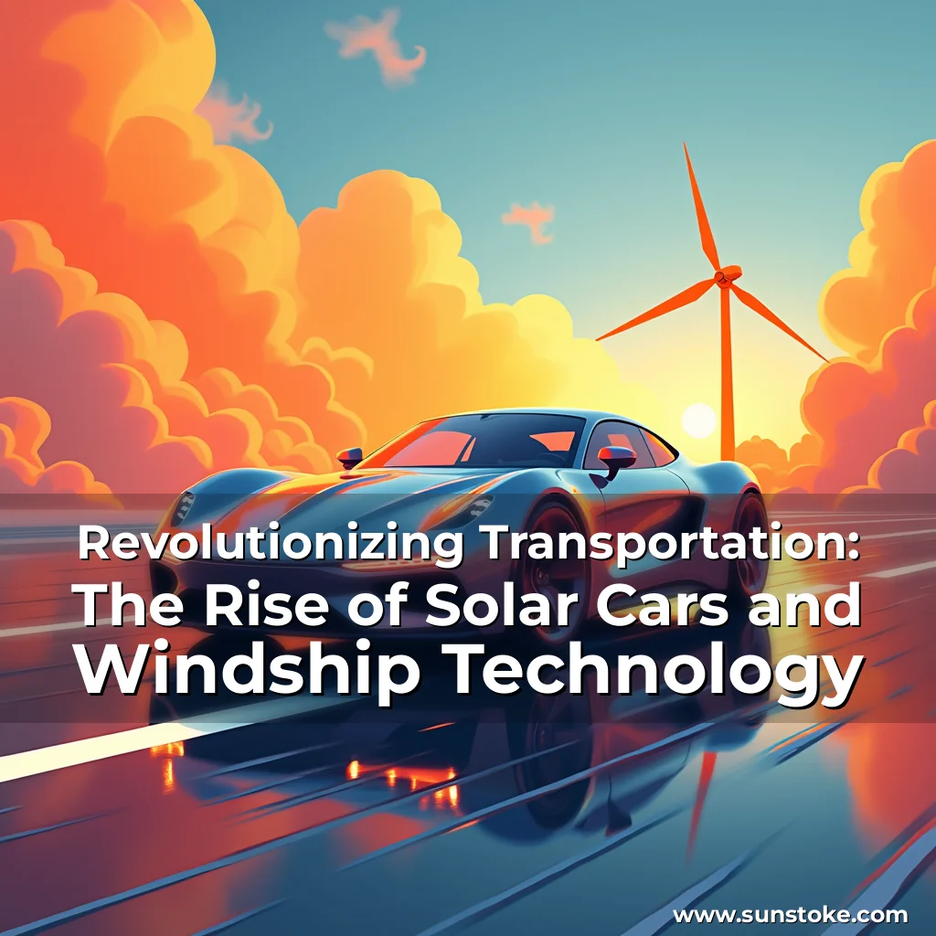 Read more about the article Revolutionizing Transportation: The Rise of Solar Cars and Windship Technology